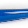 A blue stator for Bornemann EL 375 progressing cavity pumps / mono pumps. It is lying on its side and you can see the opening for the rotor on the left and the black elastomer inside.