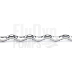 Ein zweistufiger Rotor aus Metall liegt quer vor einem neutralen weißen Hintergrund. Links ist der Anschluss für das Gelenk zu sehen das den Rotor mit der Gelenkwelle verbindet.