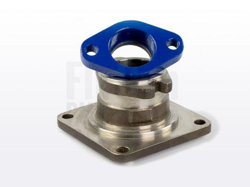 Stuffing box gland and stuffing box housing