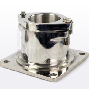 Stuffing box gland and stuffing box housing