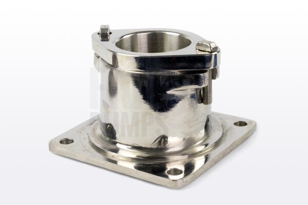 Stuffing box gland and stuffing box housing